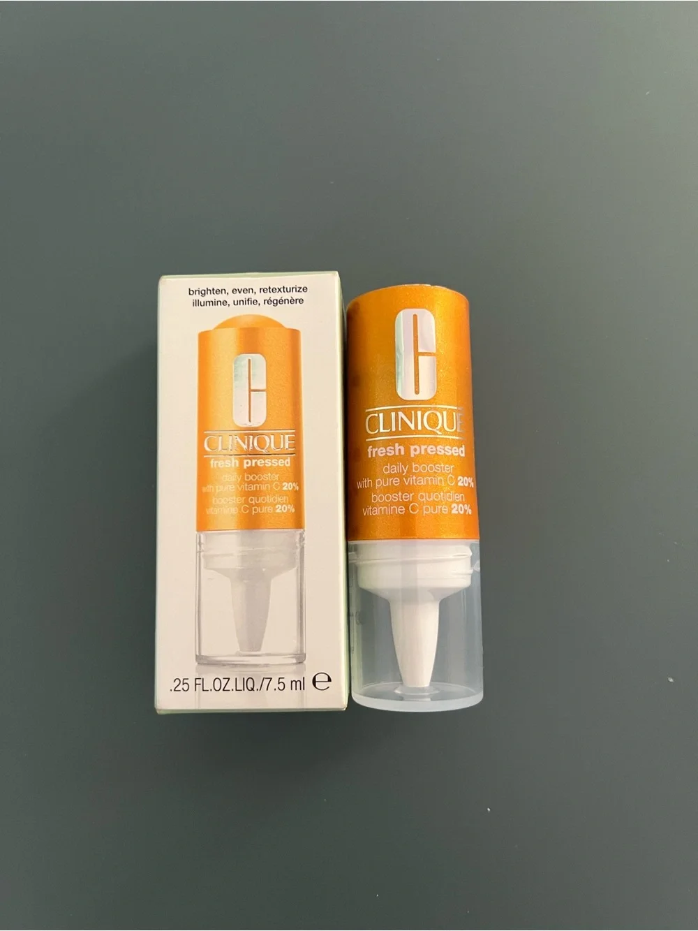 NIB Clinique Fresh Pressed Daily Booster w/ Pure Vitamin C 20% (.25 fl oz/7 ml)